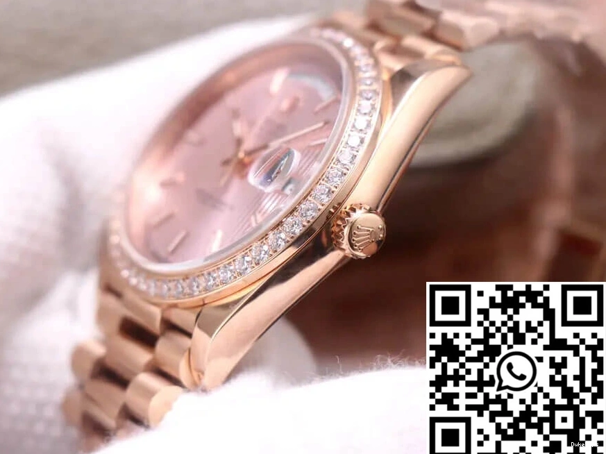 Gold EW Rose Rolex M228345RBR-0010 Date Day Factory 0426